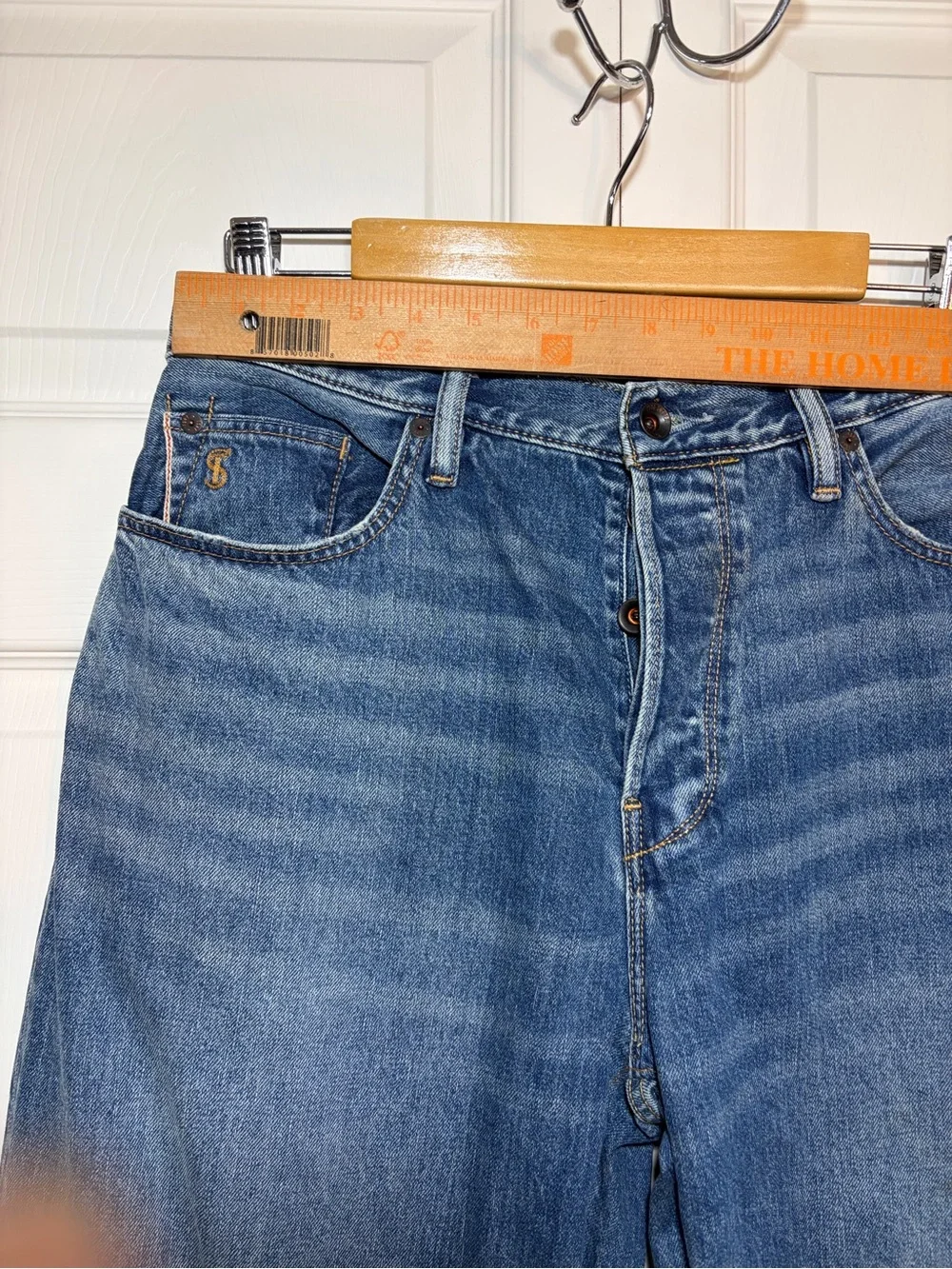 Todd Snyder Relaxed Straight Men’s Jeans - Classic Blue